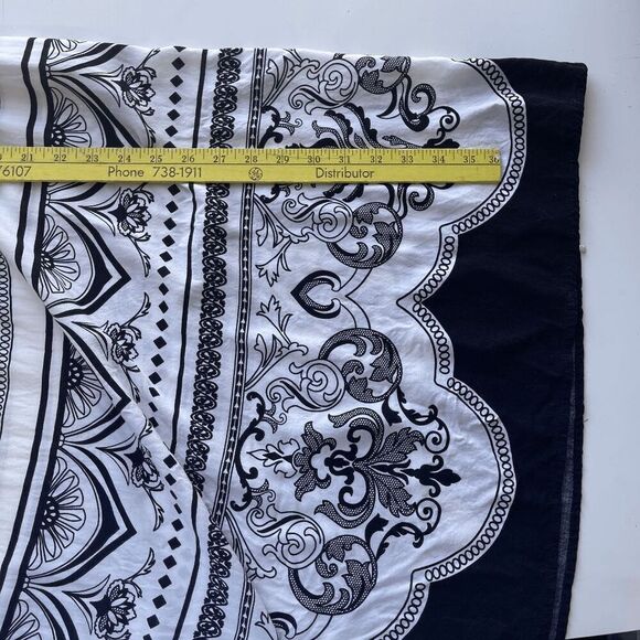 Flying Tomato Women's Damask Tapestry Overlay Off-Shoulder Midi Dress Small - Picture 5 of 10